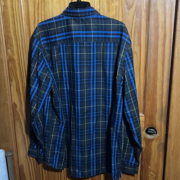 The North Face Long Sleeve Snap Button Up Shirt Collared XL Outdoor Hiking - Picture 6 of 7
